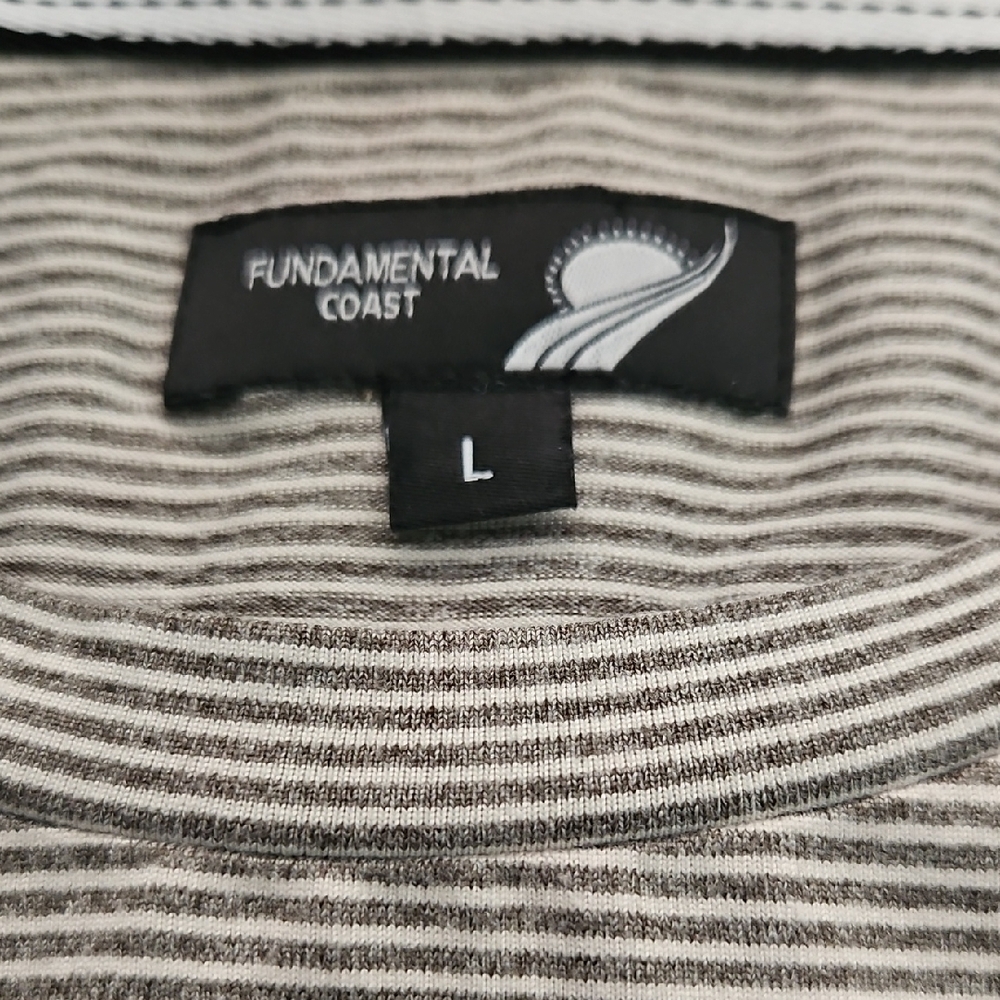 Gray Striped Women's Tank Top - Picture 2 of 2